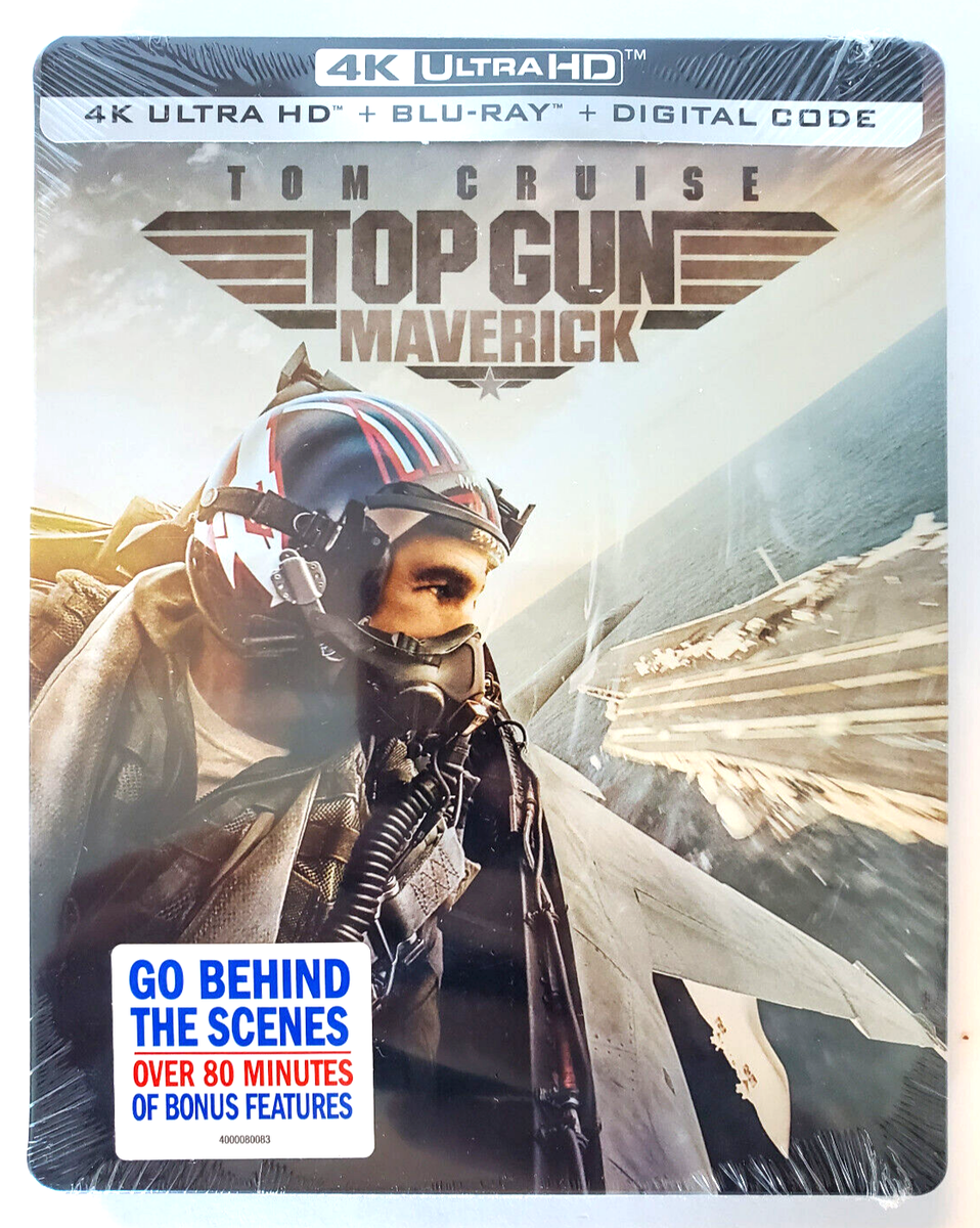 Top Gun: Maverick 4K Steelbook Edition (4K + Blu-ray + Top Gun: Maverick 4K Steelbook Edition (4K + Blu-ray +