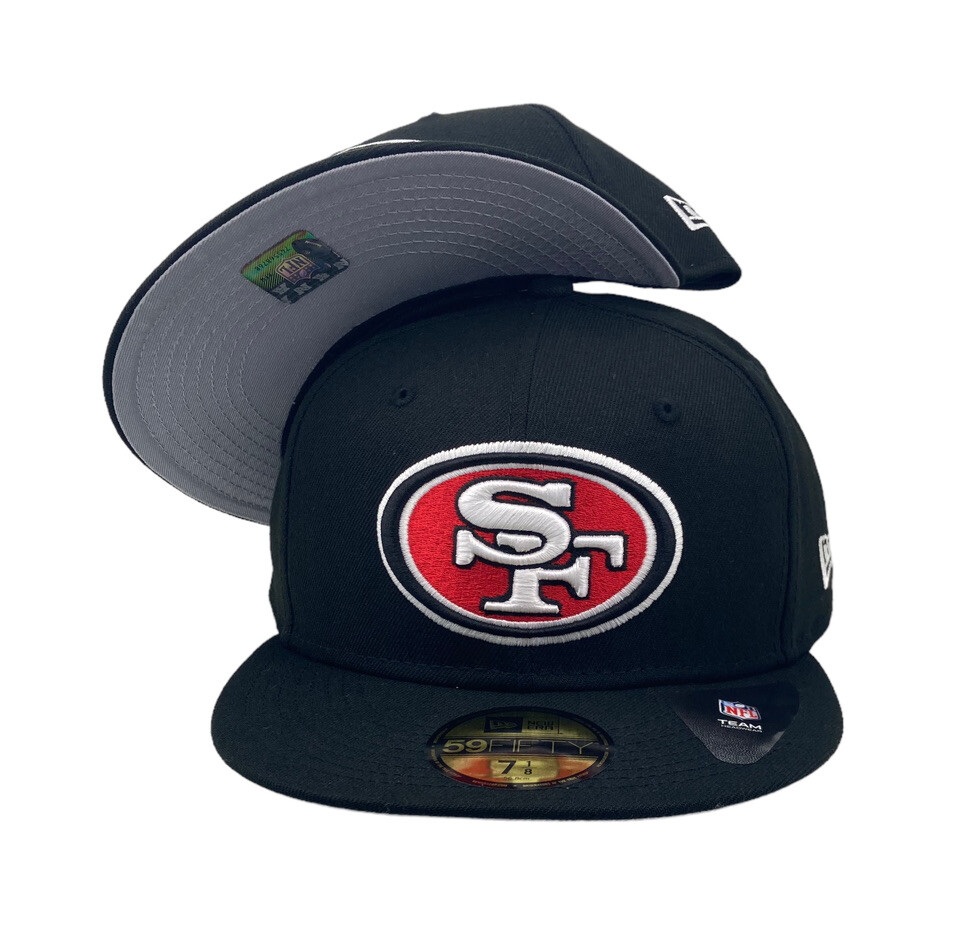 San Francisco 49ers NFL black New Era 59FIFTY fitted hat cap | eBay