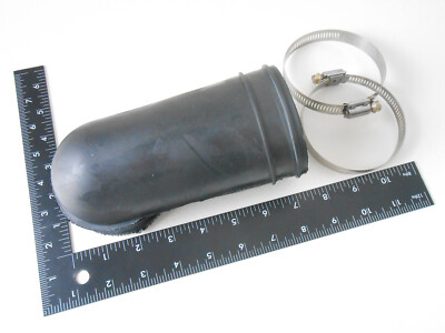 Whirlpool DU810SWPU3 Dishwasher Part Hose Elbow With Clamps #2