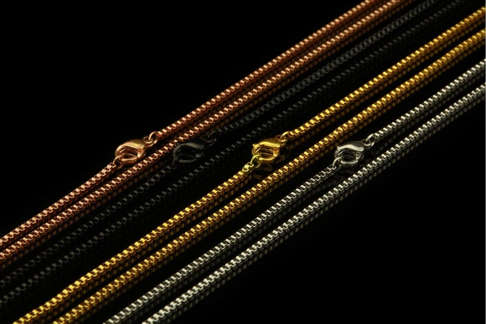 Venezianerkette 750 Gold 1,5 mm Kette vergoldet WASSERFEST Damen Herren K2861L - Bild 4 von 4