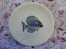 Faience de GIEN plat du service à Poisson Baie d'Halong  26cm de diamètre 1éclat