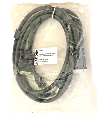 ADDER DVI-D Dual Link Stecker - Stecker & USB A-B Kabel 1,8m VSCD3 OVP