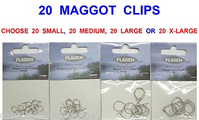 20 MAGDENCLIPS FÜR POLE MATCH KARPFENANGELN HAIR RIGS IMITAT KÖDER POP UPS