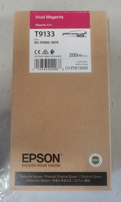 Tintenpatrone Epson T9133 Magenta Neu OVP Original SC-P5000 MHD: 02.2021 Rg MwSt