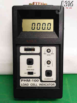 8839 TRANSDUCER TECHNIQUES Ladung Zelle Indikator W / Zelle, THB-100-Q PHM-100