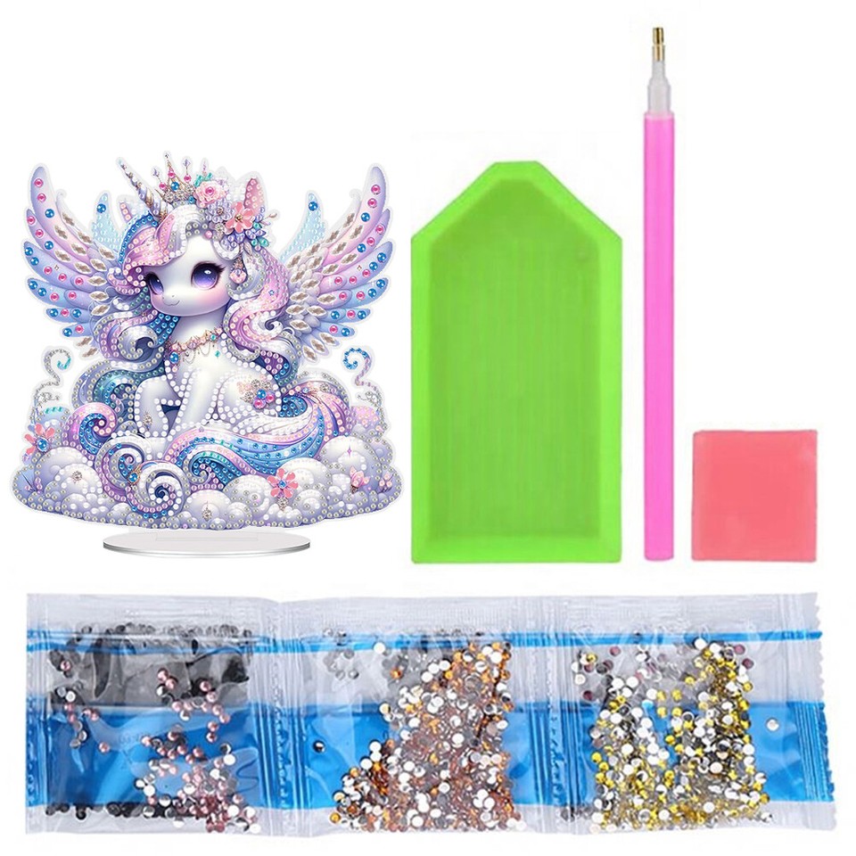 Dragon Unicorn Table Top Diamond Painting Ornament Kits Cute Bedroom