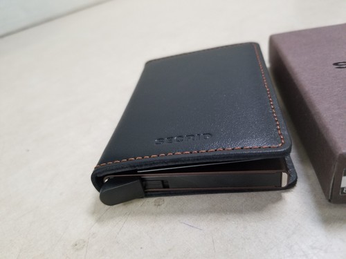 Secrid Slimwallet Originale Nero-Marrone - Foto 3 di 4