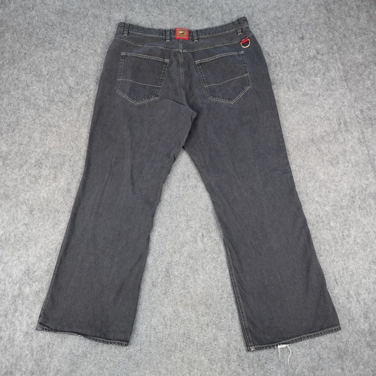 Vintage Tommy Hilfiger Jeans Mens 38x32 Black Denim Baggy Vintage Tommy Hilfiger Jeans Mens 38x32 Black Denim Baggy