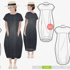 Sydney Chic Dress Pattern (Sizes 04-16)