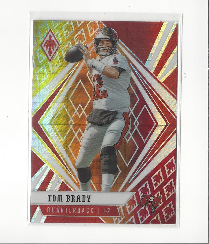 2020 Panini Phoenix Fire Burst #35 Tom Brady Buccaneers