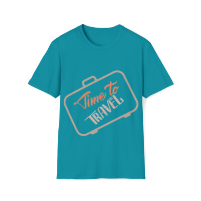 Suitcase Time TO Travel Tshirt 