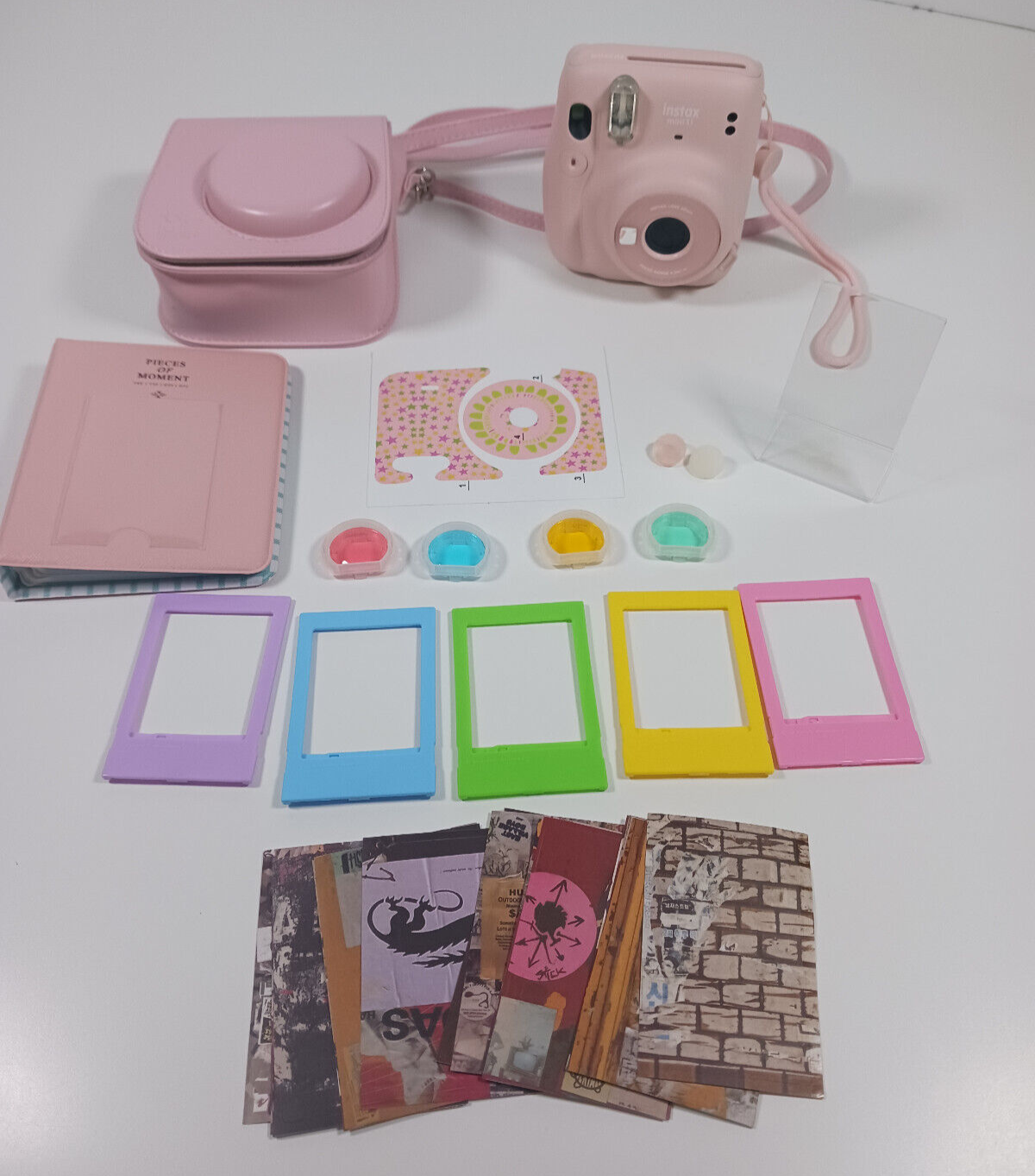 Fujifilm Instax Mini 11 Blush Pink Bundle with Case, Album & Accessories-image