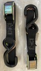 2-BikeMaster 1” X 72” Tie Downs, Nylon-Coated & Zinc-Plated Hooks #100510 #M1096