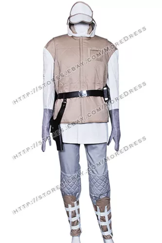 Star Wars Empire Strikes Back Cosplay Luke Skywalker Costume Outfits Halloween