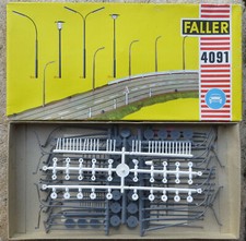 Faller AMS 4091 - Lamp Set in OVP, 60s Toy (RPS408)