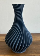 3D Printed Ornamental Vase - Dried Flower Vase - Decorative Swirl Vase