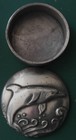 LOT#1 1995 SEAGULL CANADA "DOLPHIN" PEWTER ETAIN ZINN TRINKET BOX