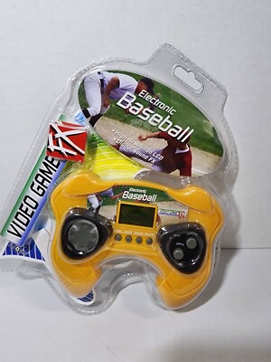 Electronic Baseball Handheld Video Game FX High Resolution LCD Digital ...
