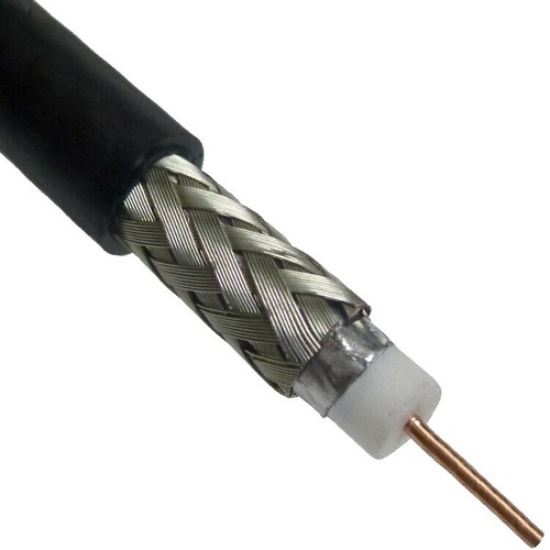 Koax Sat Kabel Lokmann 1951-C 135dB KU 100m 5-fach Kupferkabel UHD 4K Weiß