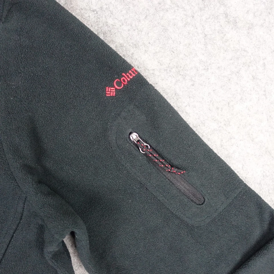 Manchester United Jacket Womens Medium Black Soccer Futbol Columbia Football VTG - Image 4 of 4