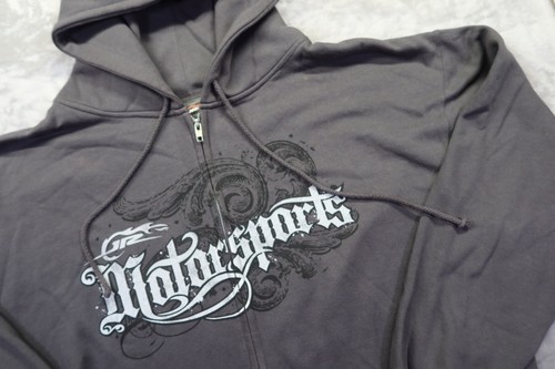 JR Motorsports NASCAR Gray Hoodie Hooded Sweatshirt Men's XL Dale JR Earnhardt