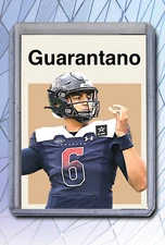 Jarrett Guarantano Artist Signed Football Art Card 1/10