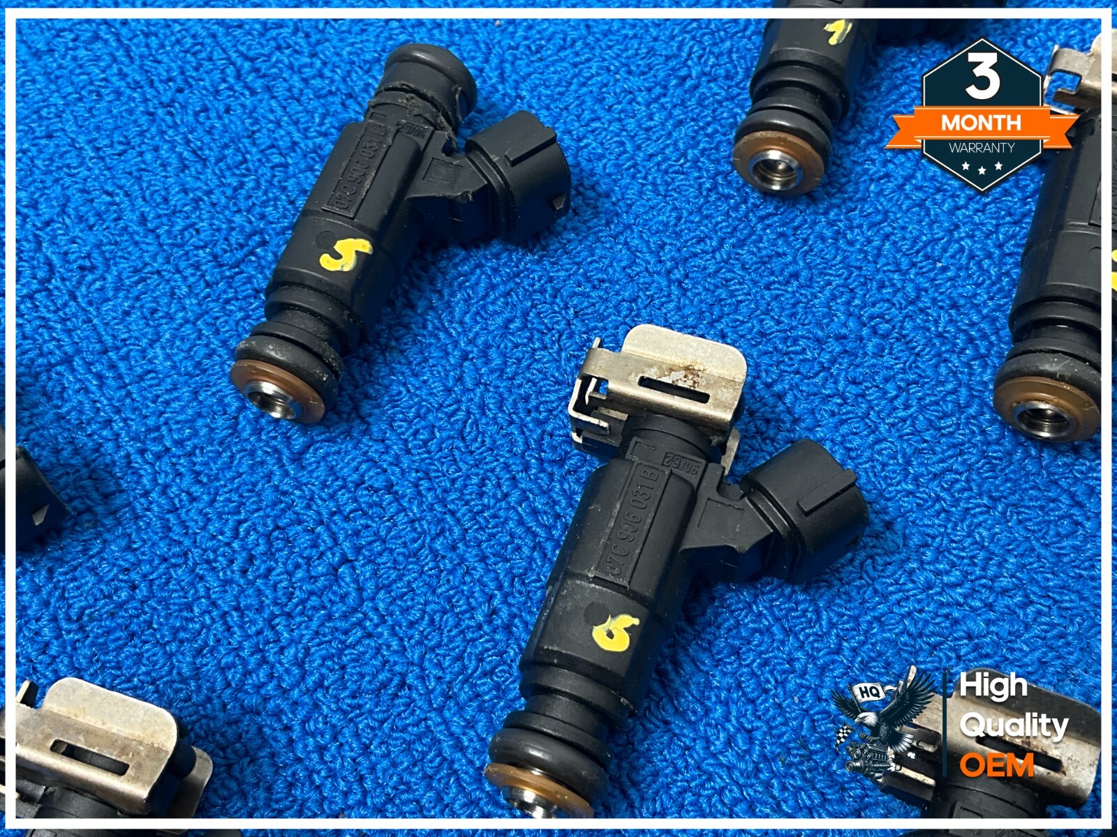2007 - 2010 BENTLEY CONTINENTAL GTC ENGINE FUEL INJECTOR SET OF 12 OEM