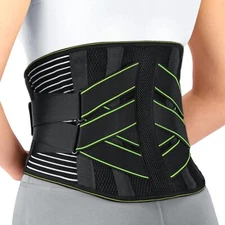 YAHA Back Brace for Lower Back Pain Relief for Women/Men with Lumbar Pad, Back