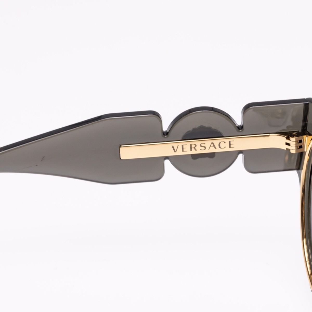 Versace Model 2234 Transparent Brown Sunglasses (missing 