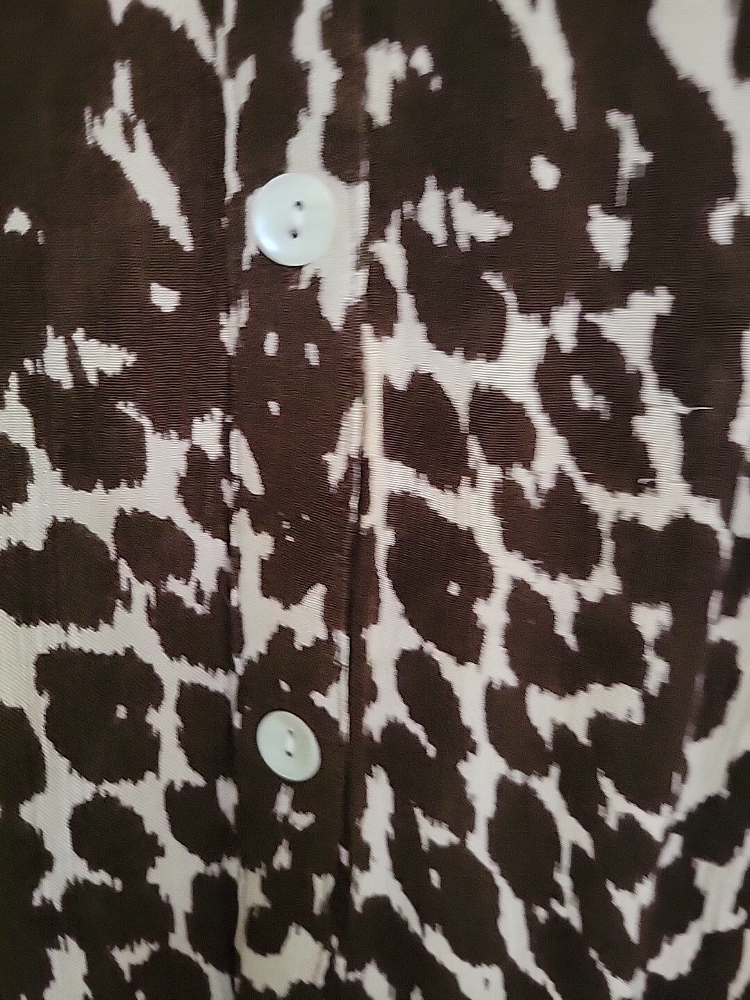 ROAMAN'S plus size 36W Button Down Front Leopard … - image 3