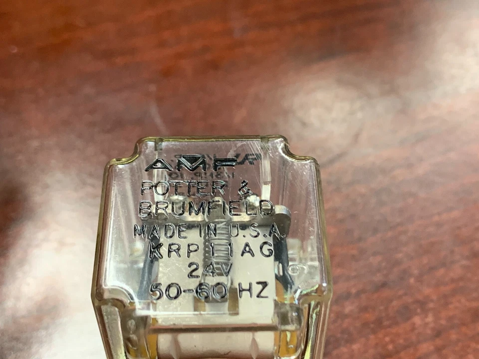 QTY-2 Potter & Brumfield KRP-11AG-24 General Purpose Relay DPDT 10A 24V - Image 2 of 2