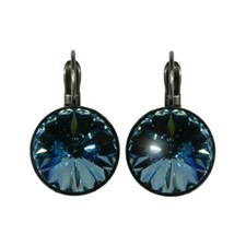 Konplott Ohrringe EuroWire Ohrhänger Rivoli hellblau Aquamarin