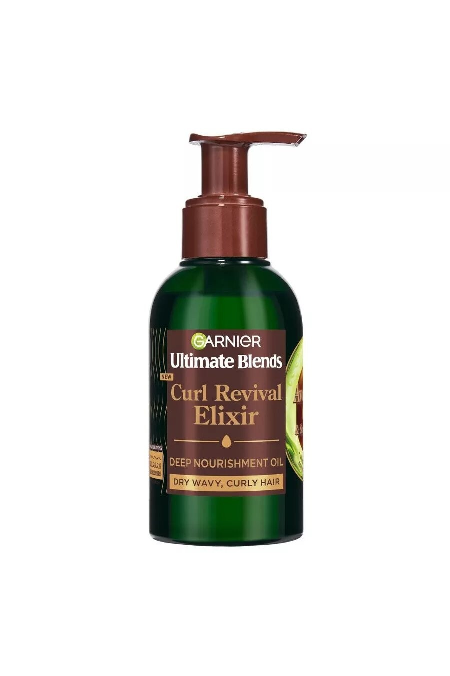Garnier Ultimate Blends Avocado Oil & Shea Butter Curl Revival Elixir Oil 120ml