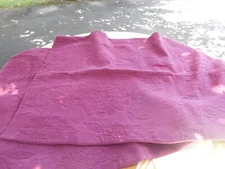 Set of Two King Size Plum Pillow Shams, The Company Store, Made in Portugal 