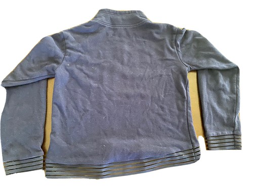Justice Active Girls Sz 8 Gymnast Graphic Half Zip Navy Blue Sweater - Picture 2 of 4