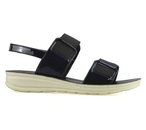 Sandalias de verano cómodas para caminar con cordones de tacón bajo para dama y mujer talla - Imagen 3 de 25