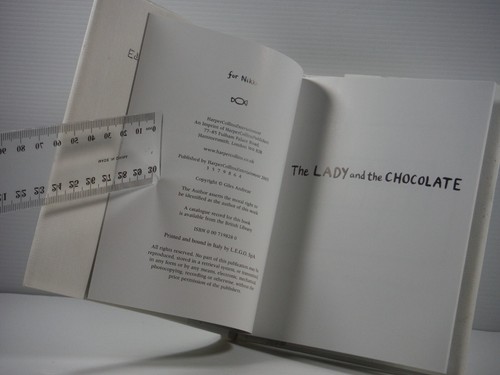 The Lady and the Chocolate by Edward Monkton humour picture book 2005 HC DJ - Picture 7 of 15