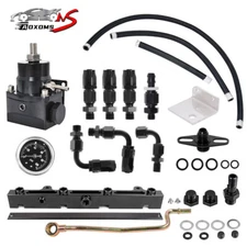 Fuel Pressure Regulator Gauge Rail For Honda/Acura K20 K24 K-Swap Civic K Series