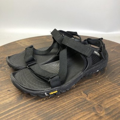 Merrell Al Out Blaze Sandals Shoes Mens Size 9 Black Vibram Sport Hiking Trail