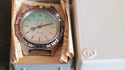 Vintage Vostok Wostok Taucher Amphibia Amfibia Segelboot UdSSR Vostok Armbanduhr
