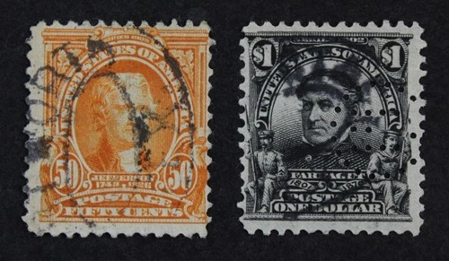 CKStamps: US Stamps Collection Scott#310 311 50c $1 Used