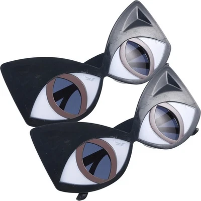 2 Pairs Funny Photo Props Over-sized Adorable Chic Sunglasses Party Glasses - Image 1 of 4