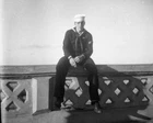 ORIGINAL VINTAGE NEGATIVE: Navy Sailor Man Male Uniform USN 40's 40s WW2 WWII