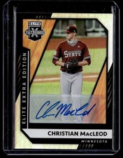 2021 Panini Elite Extra Edition Signatures Christian MacLeod Auto #159