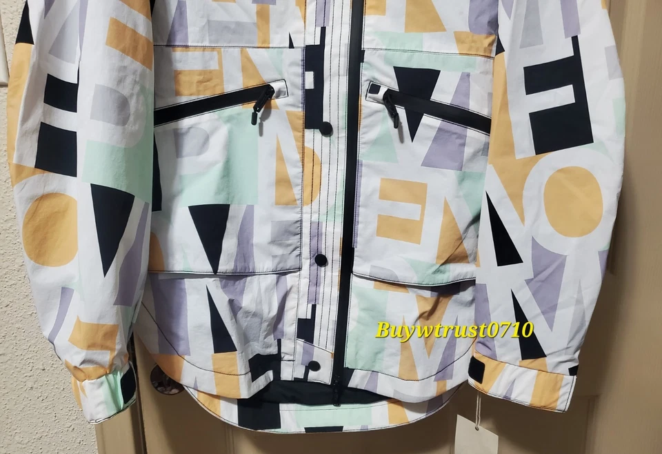 New Free People Singin in the Rain  Multi-color  Packable Rain Jacket Womens XS - Image 4 of 4