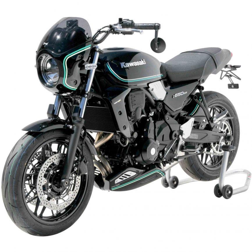 Ermax Nose Screen Fairing Black Green Grey Kawasaki Z 650 RS 2021