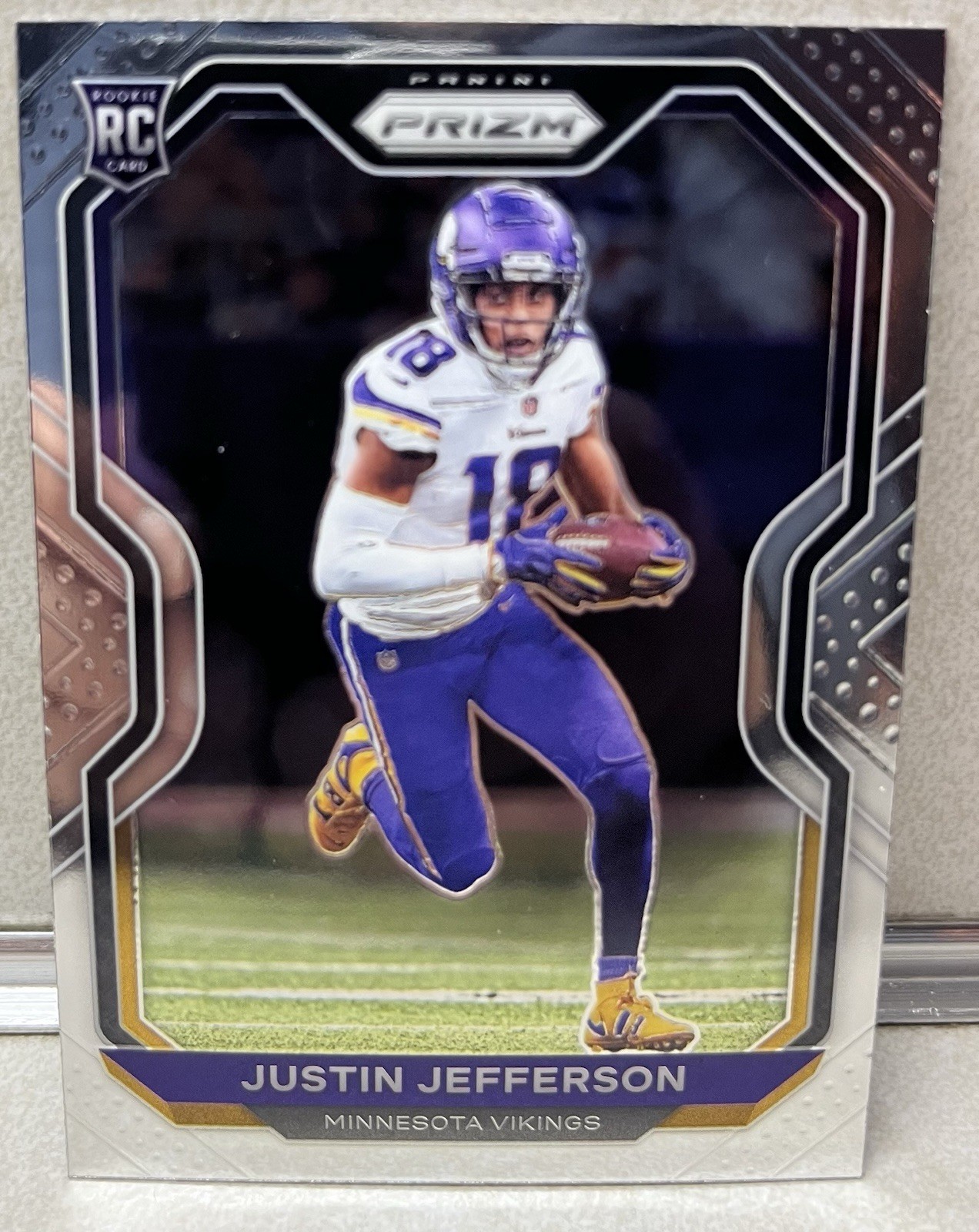 2020 Panini Prizm - Rookie Justin Jefferson #398 (RC) Minnesota Vikings Star NFL
