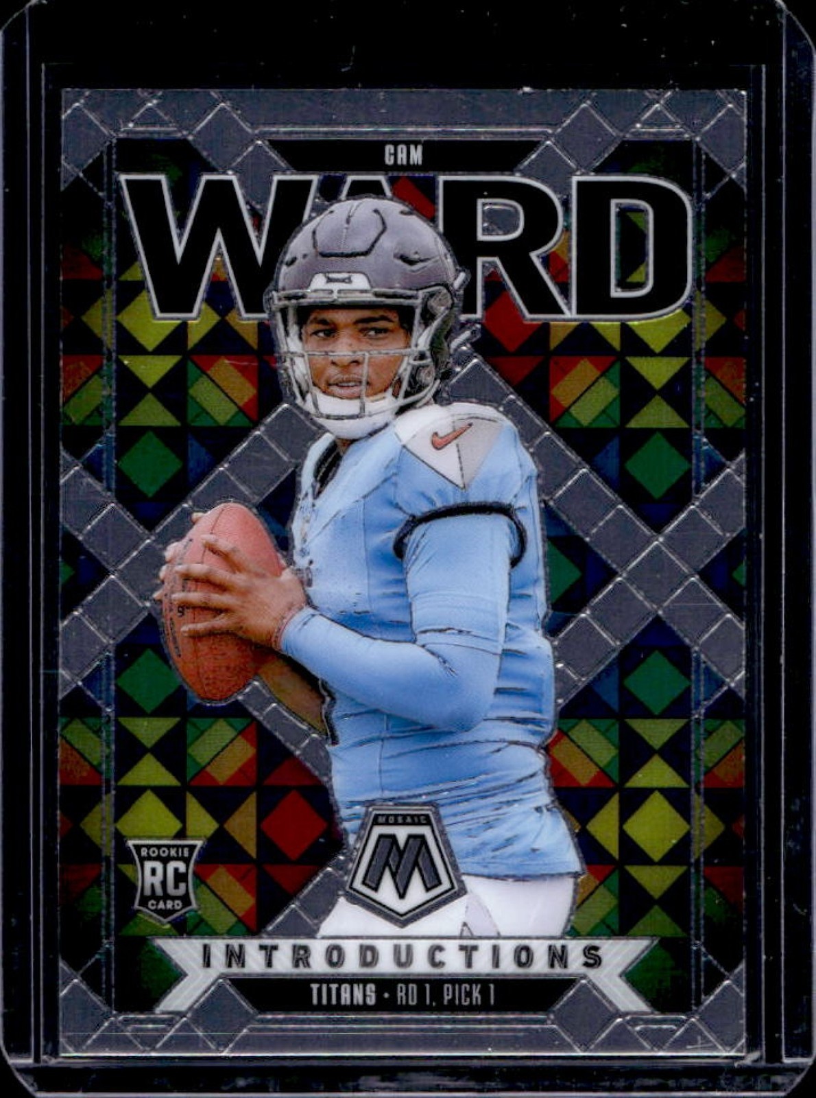 2025 Mosaic Cam Ward Introductions RC Rookie #6 Titans