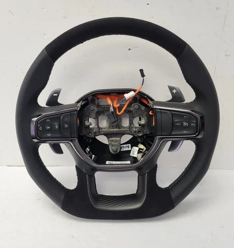 NEW OEM 2021-2024 RAM 1500 TRX Steering Wheel Chrome Pedals Suede 7FX561TRAA