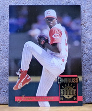 BASEBALL CARD COOL PICTURE CINCINNATI REDS JOHNNY RUFFIN RATED ROOKIE 1994. rookie card picture